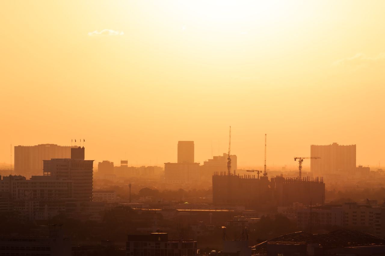 effetto isola di calore in città